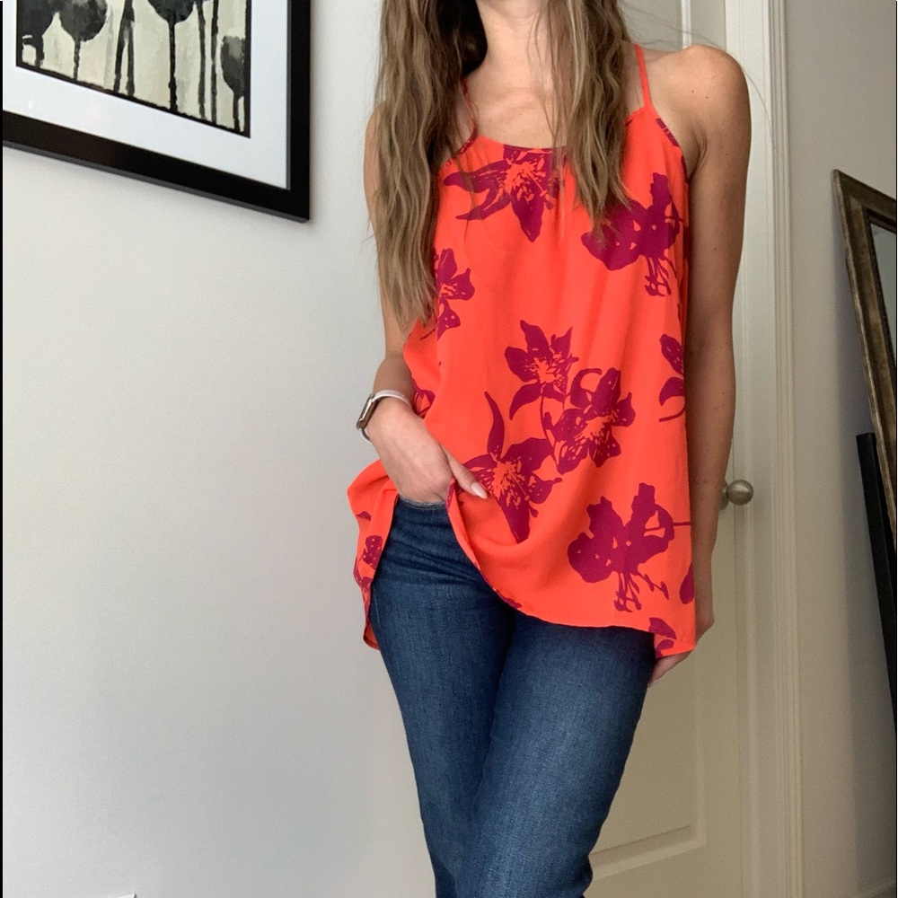 Banana Republic floral tank top